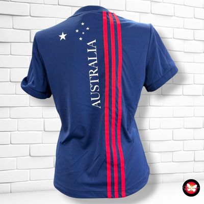 Camiseta deportiva FIFA ALEMANIA 2006 · SELECCIÓN AUSTRALIA ADIDAS color Azul marino y rojo Talla 40
