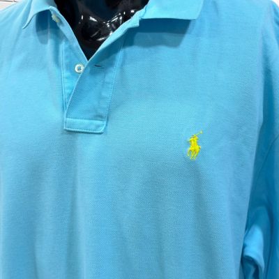**HOY** Polo de manga corta POLO RALPH LAUREN color Turquesa Talla Hombre XXL (grande)
