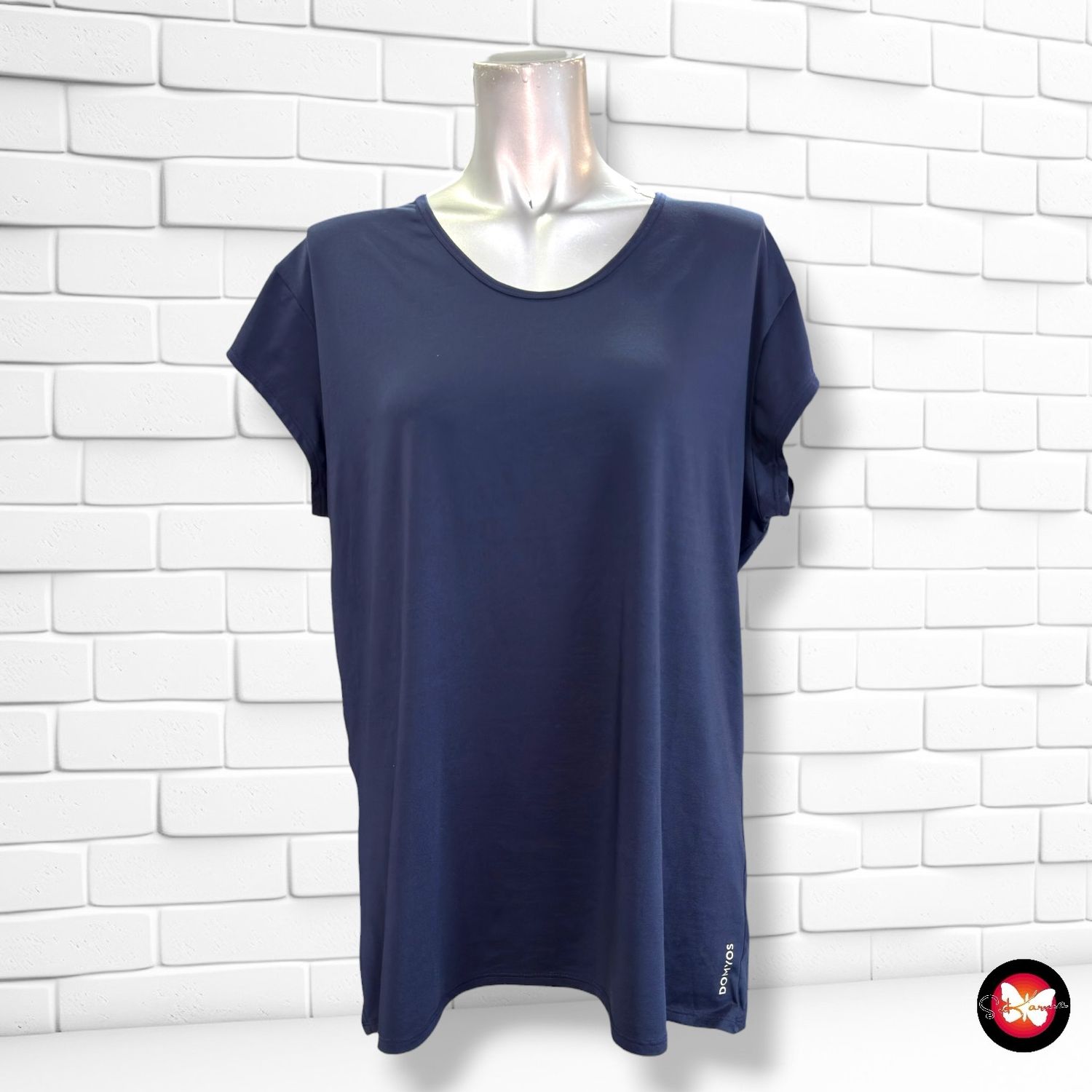 Camiseta deportiva DOMYOS color Azul marino Talla XL