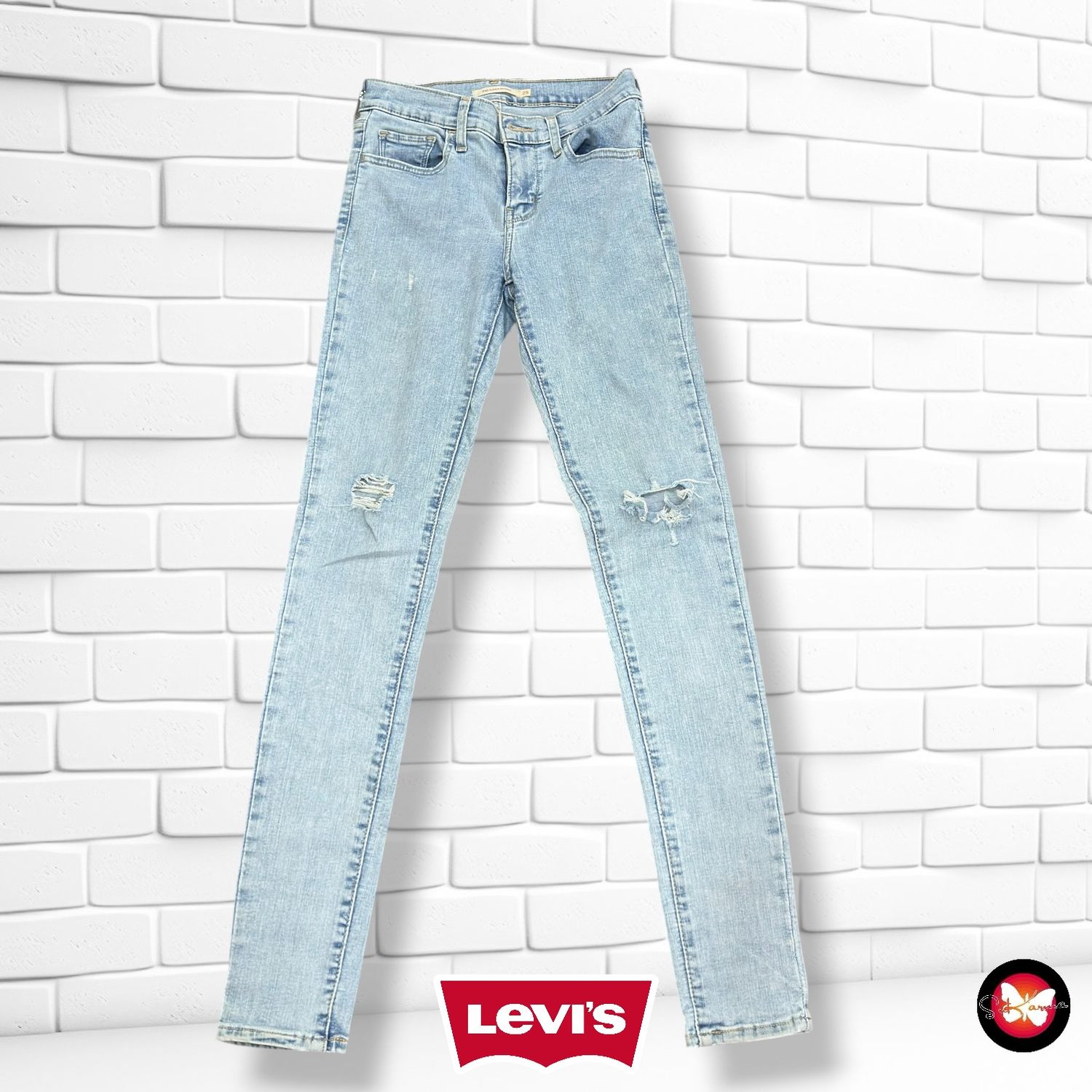 Pantalón 710 SUPER SKINNY LEVI’S color Azul vaquero Talla XS (W25)