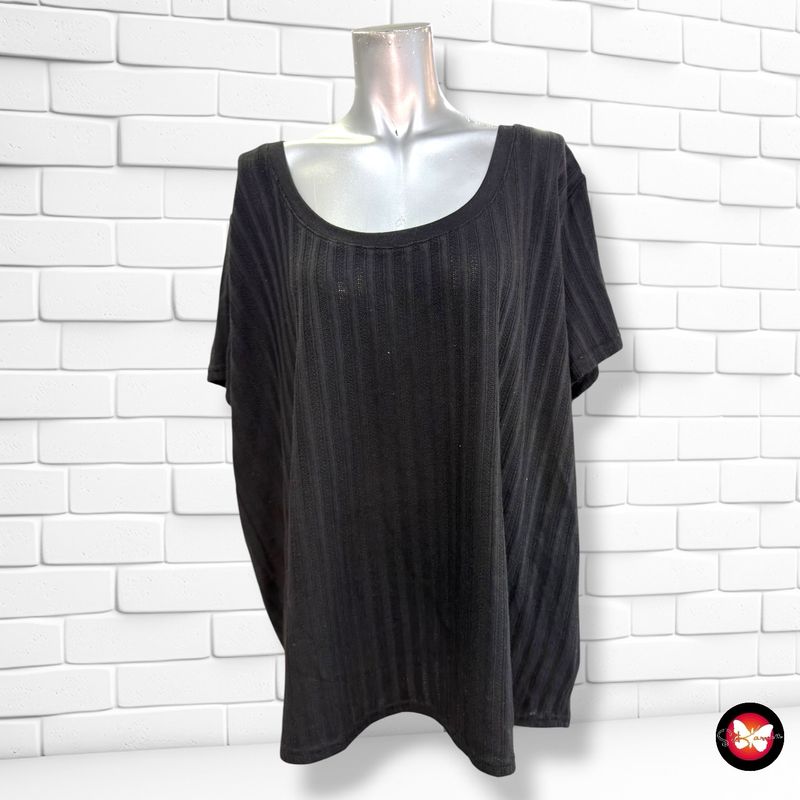 Camiseta de punto de manga corta EVER.ME color Negro Talla XXL