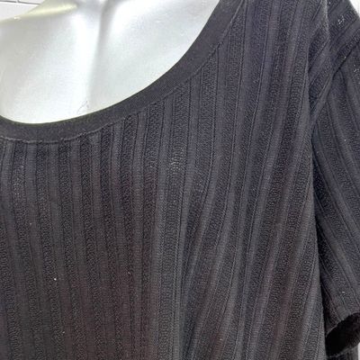 Camiseta de punto de manga corta EVER.ME color Negro Talla XXL