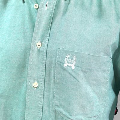 Camisa de manga larga CHRISTIAN DIOR color Verde Talla Hombre 39