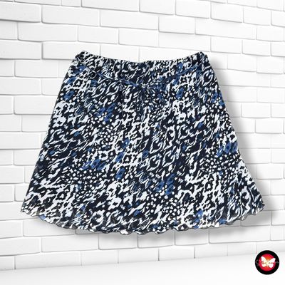 Falda sueltita BLUE MOTION color Azul y blanco Talla L