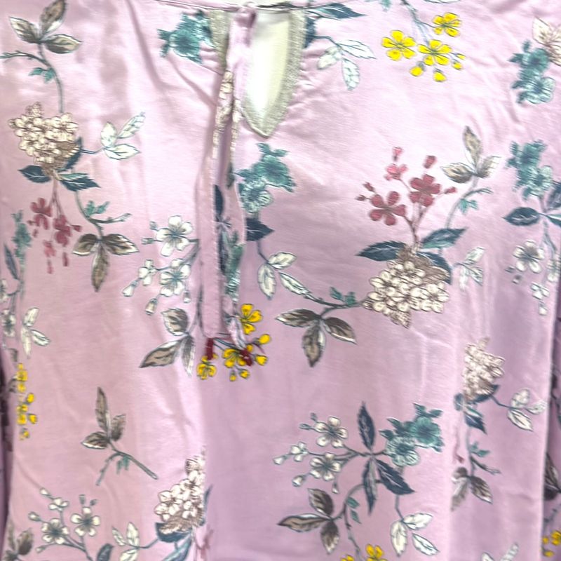 Blusa de manga larga CECIL color Lila y varios Talla XXL