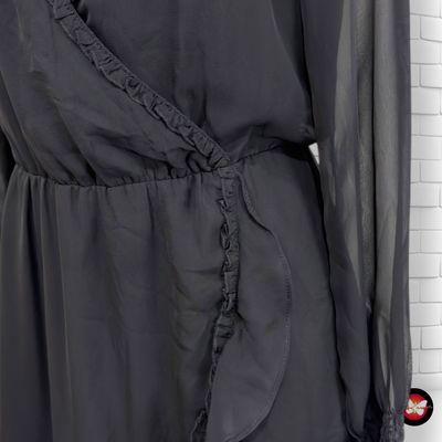 Vestido de manga larga DIVIDED color Negro Talla 38