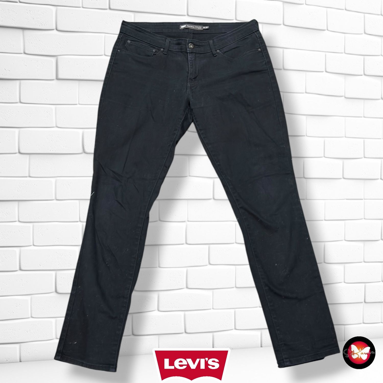 Pantalón DEMI CURVE LEVI’S color Azul marino Talla L (W30) (grande)