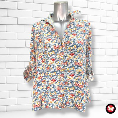Camisa de media manga de florecitas BOTELI color Varios Talla 42