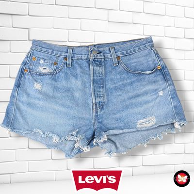 **HOY** Short 501 (botones) LEVI’S color Azul vaquero Talla M/L