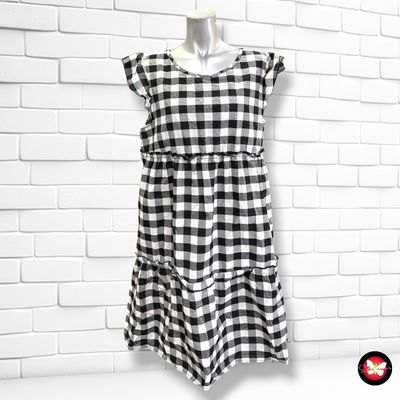 Vestido de cuadros EMERY ROSE color Negro y blanco Talla XL