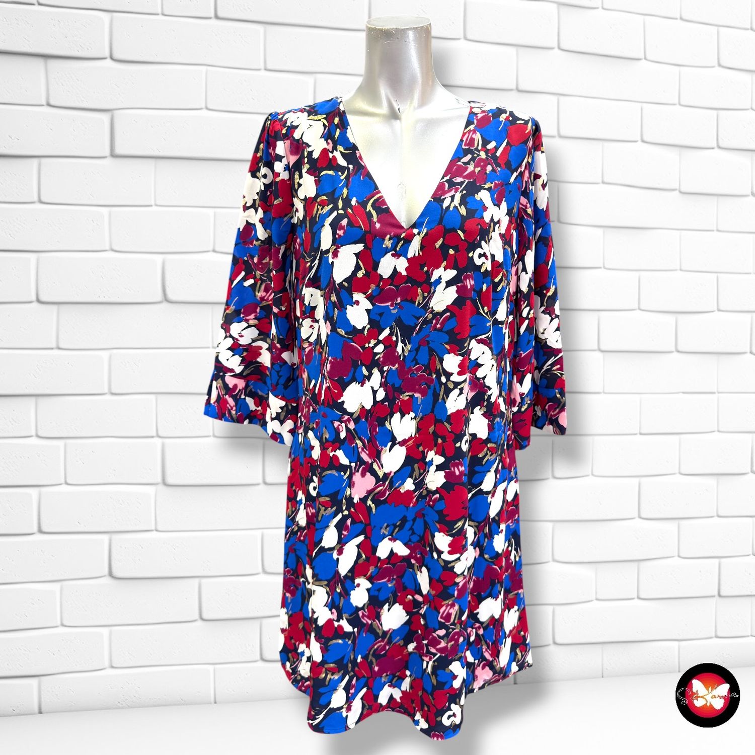 Vestido de media manga FÓRMULA JOVEN color Varios Talla 38