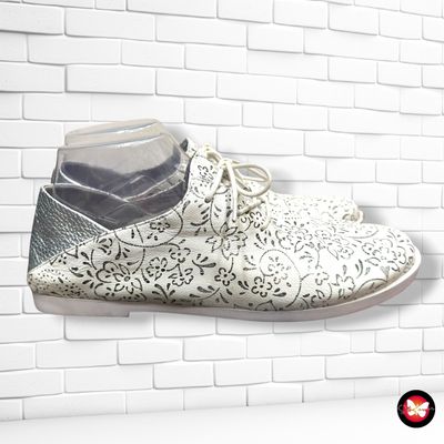 Zapatos de piel CAPRICE color Blanco y plateado Talla Calzado 39