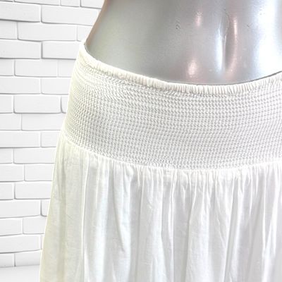 **HOY** Falda larga ZARA color Blanco Talla XL (grande)