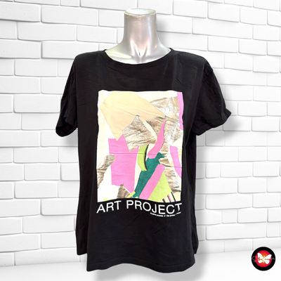 Camiseta de manga corta STRADIVARIUS color Negro Talla XL