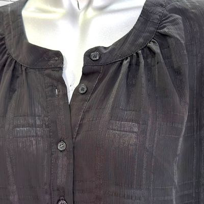 Blusa de manga larga YESSICA color Negro Talla 3XL