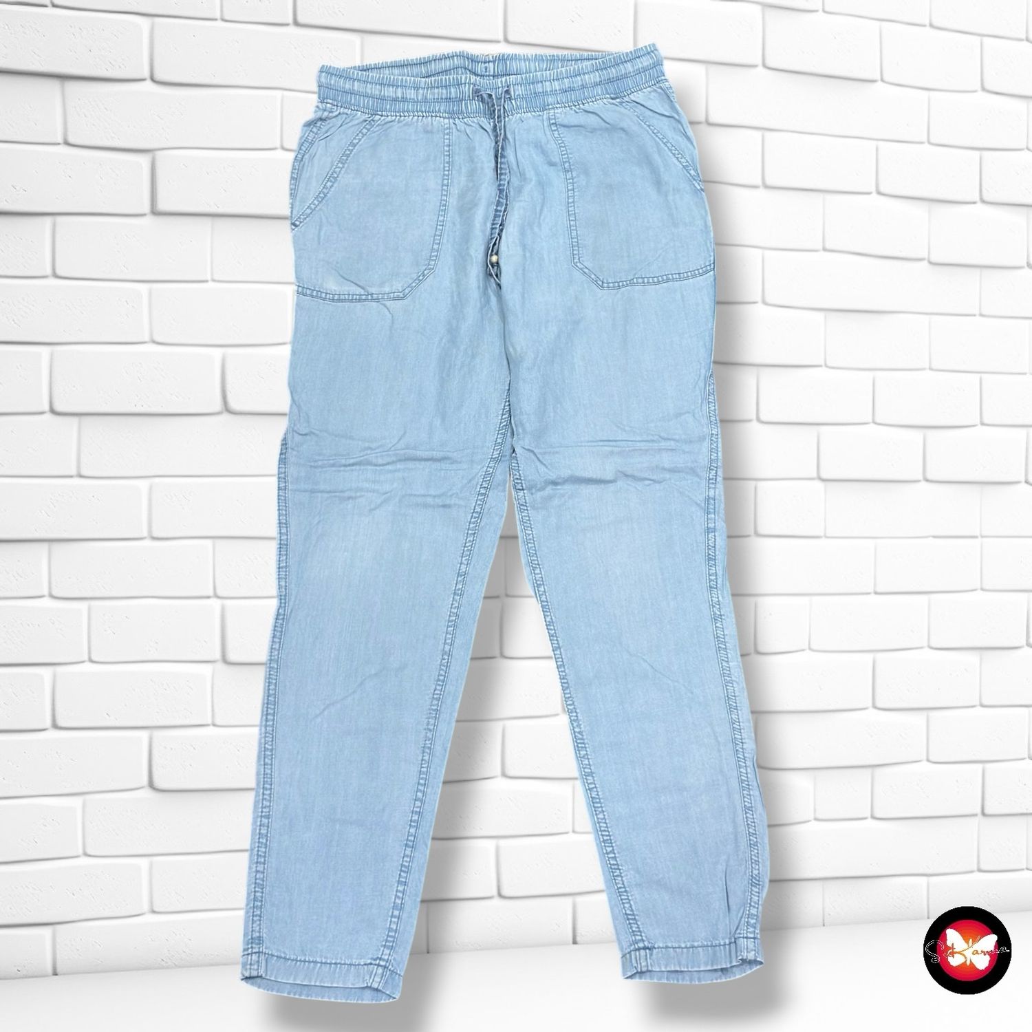 Pantalón sueltito BLUE MOTION color Azul vaquero Talla 36