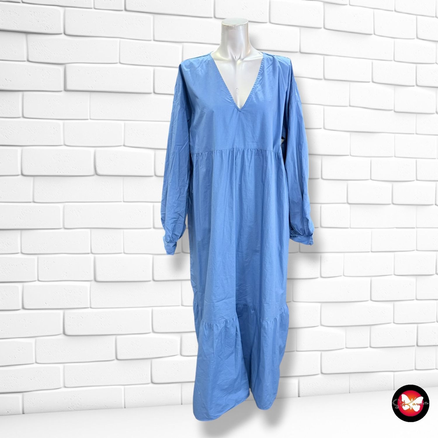 Vestido largo ARMENDANGELS color Azul Talla M (grande)