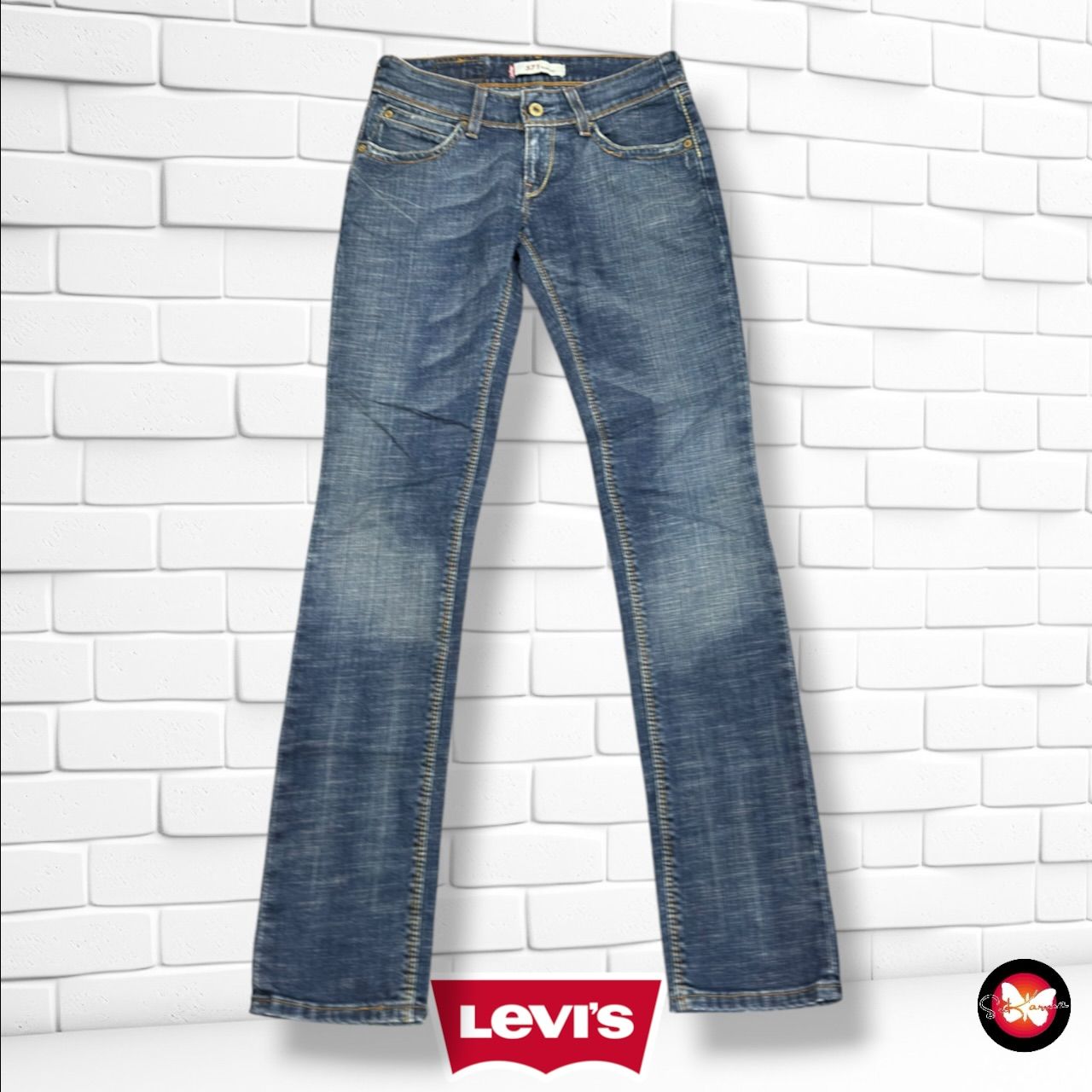 Pantalón 571 SLIM FIT LEVI’S color Azul vaquero Talla S/M (W27)