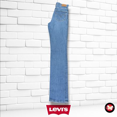 Pantalón 724 HIGH RISE STRAIGHT LEVI’S color Azul vaquero Talla S/M (W27)