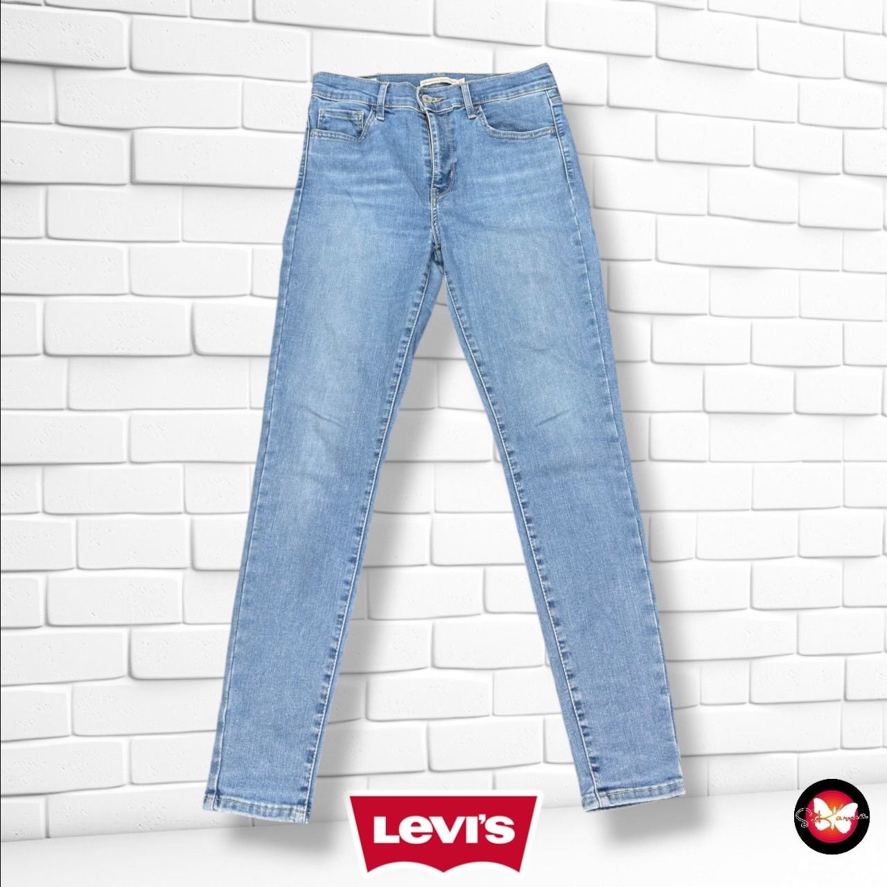 Pantalón 720 HIGH RISE SUPER SKINNY LEVI’S color Azul vaquero Talla S/M (W27)