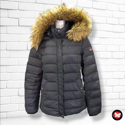 Chaqueta acolchada con capucha TOMMY HILFIGER color Negro Talla S