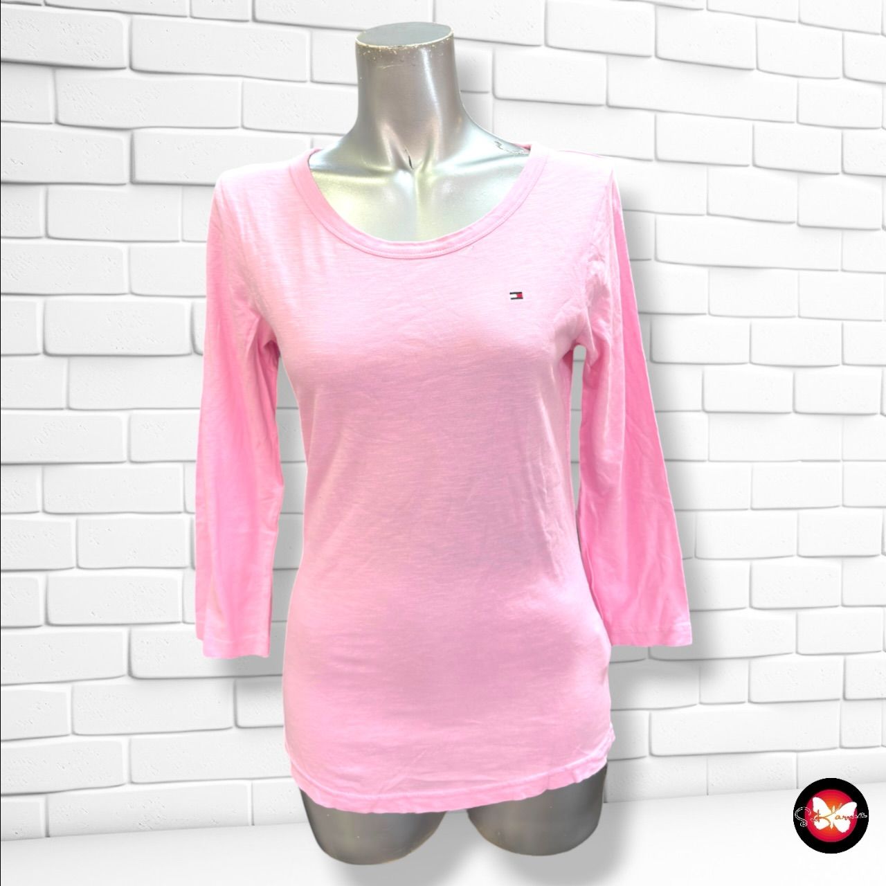 **HOY** Camiseta de manga larga TOMMY HILFIGER color Rosa Talla L (pequeña)