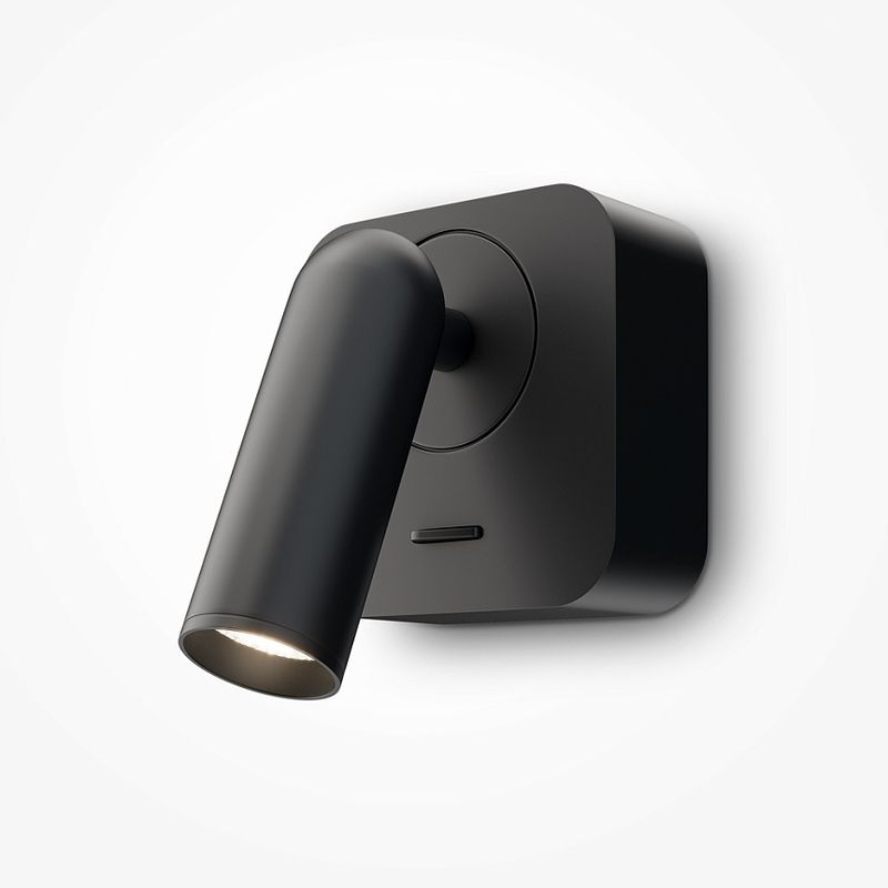 MIRAX Wandleuchte verstellbar, mit Schalter, 3W LED, 3000K, 200lm,  Schwarz