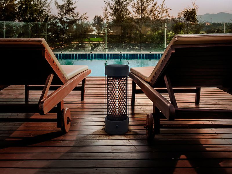 HEAT BLACK LATERNE Außenheizung  1200W