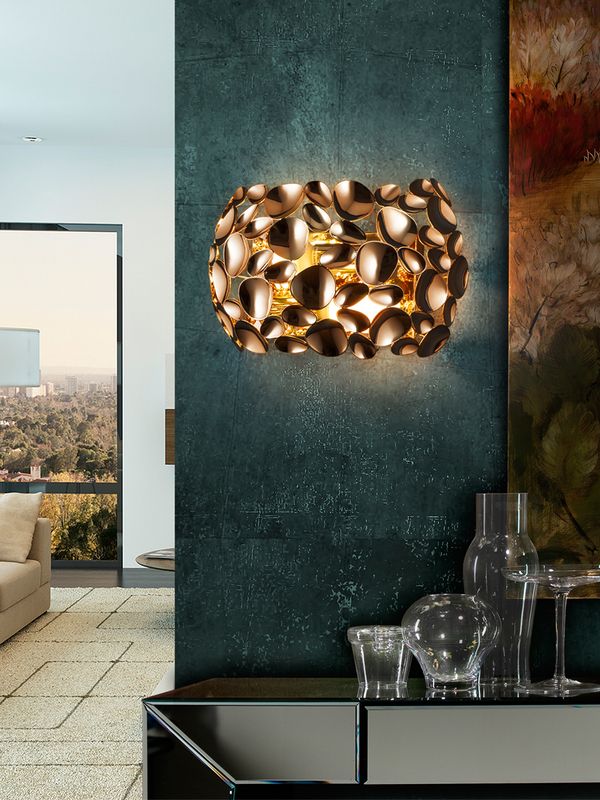 NARISA Wandleuchte 2x7W LED, 3000K, 1120lm, Rose Gold, DIMMBAR