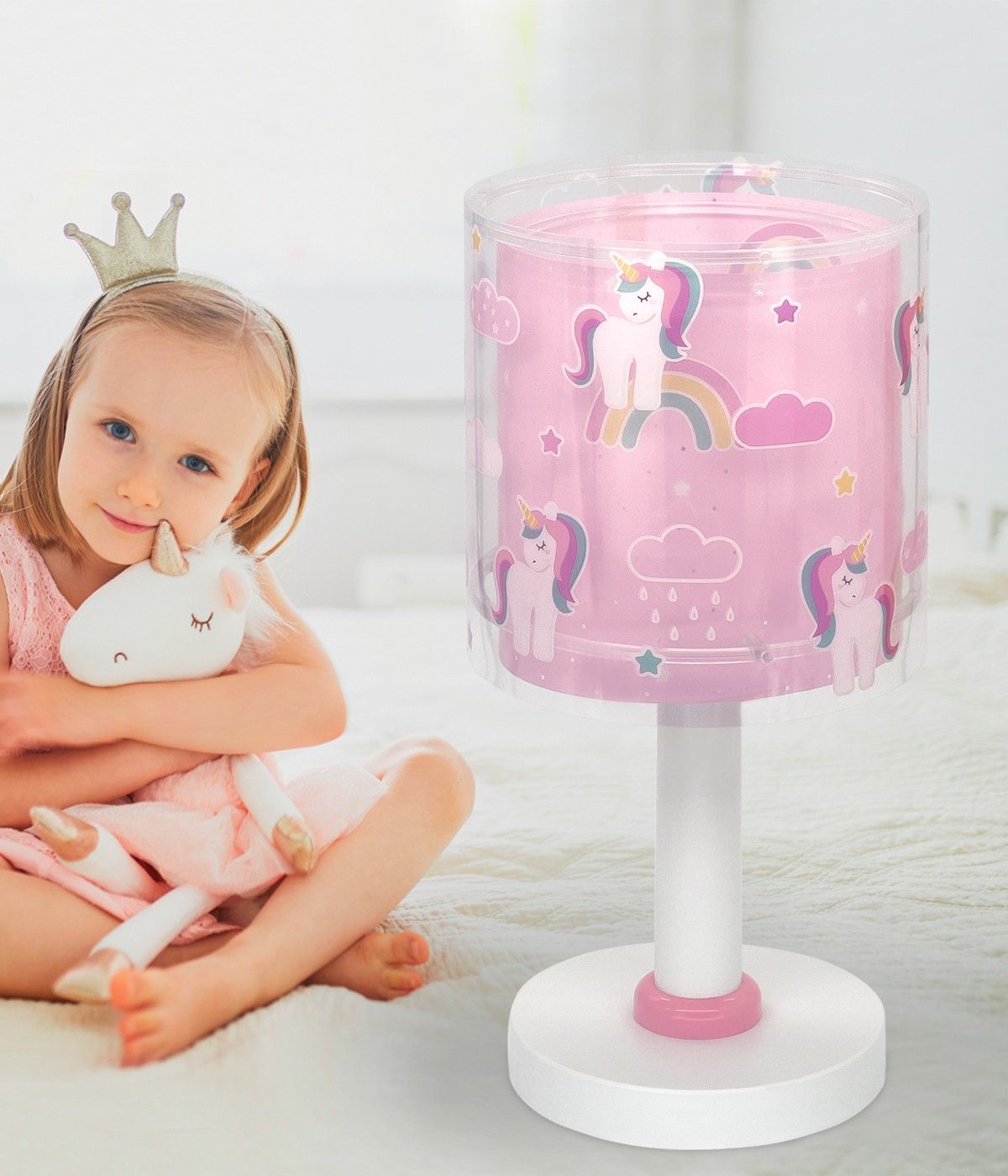 UNICORNS Einhorn Tischleuchte Kinder
