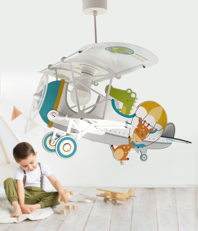 LITTLE PLANES Flugzeug Kleines Krokodil Pendelleuchte Kinder