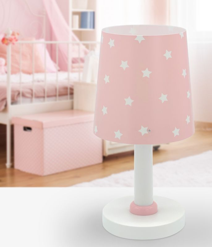 STAR LIGHT Stern Rosa Tischleuchte Kinder