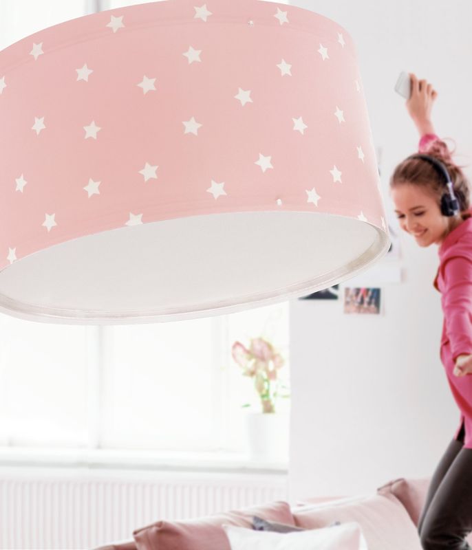 STAR LIGHT Stern Rosa Deckenleuchte Kinder