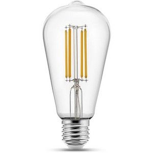 LED-Lampe E27 / ST64 7W, 2700K Warmweiß, 820lm