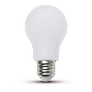 LED-Lampe E27 / A60 7W, 2700K Warmweiß, 806lm, Opal Glas
