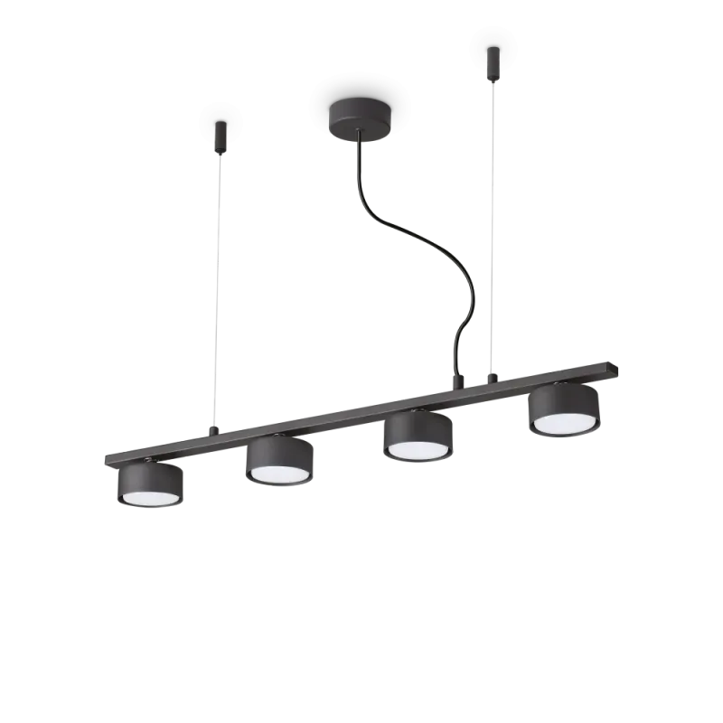 MINOR LINEAR SP4 Pendelleuchte  4 x 9W LED, 3000K, 2800lm, Schwarz