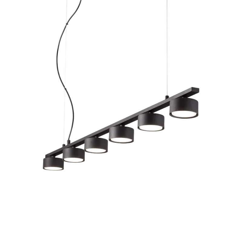 MINOR LINEAR SP6 Pendelleuchte  6 x 9W LED, 3000K, 4200lm, Schwarz