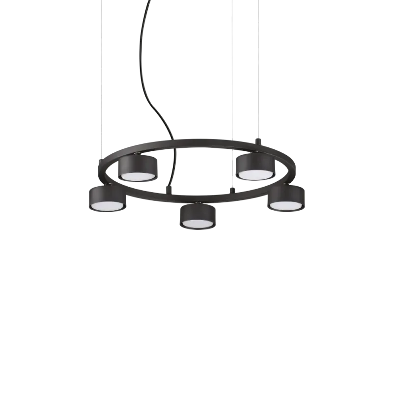MINOR ROUND SP5 Pendelleuchte  5 x 9W LED, 3000K, 3500lm, Schwarz