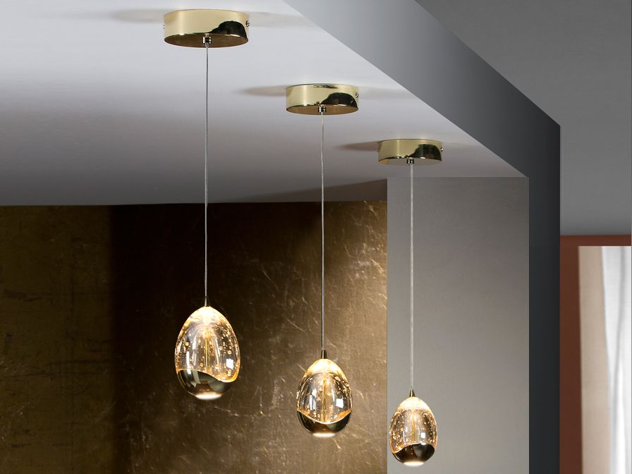 ROCIO Pendelleuchte 5W LED, 3000K, 480lm, Gold