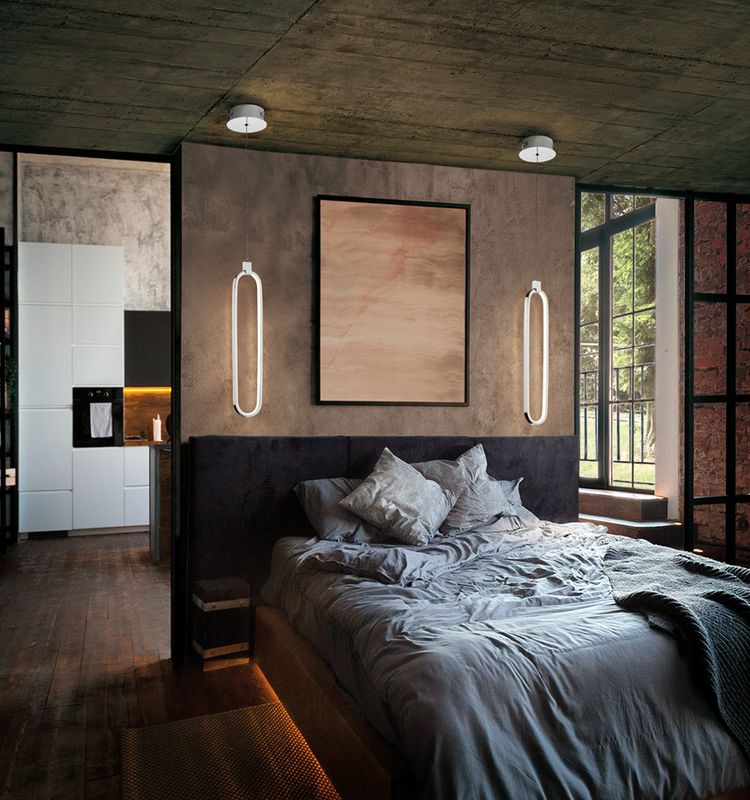 COLETTE Pendelleuchte 13W LED, 3000K, 1170lm, Chrome