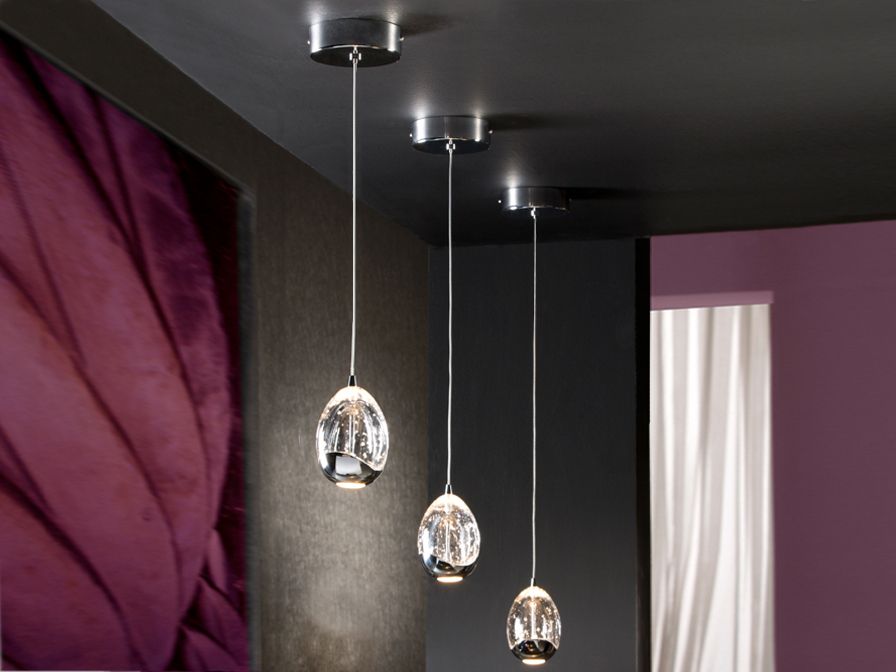 ROCIO Pendelleuchte 5W LED, 3000K, 480lm, Chrome