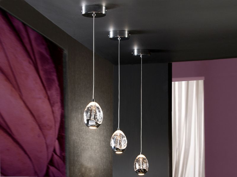 ROCIO Pendelleuchte 5W LED, 3000K, 480lm, Chrome