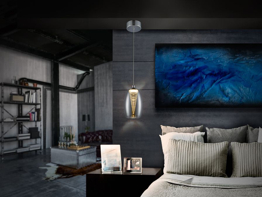 NEBULA Pendelleuchte 5W LED, 3000K, 450lm, Gold