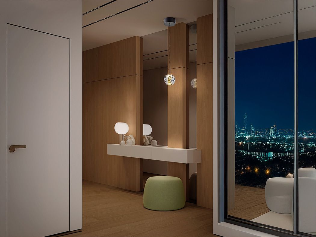 ZARIA Pendelleuchte 4,2W LED, 3000K, 294lm, Schwarz matt / Gold