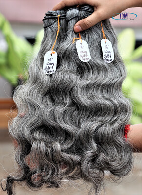 Salt &amp; Pepper Wavy