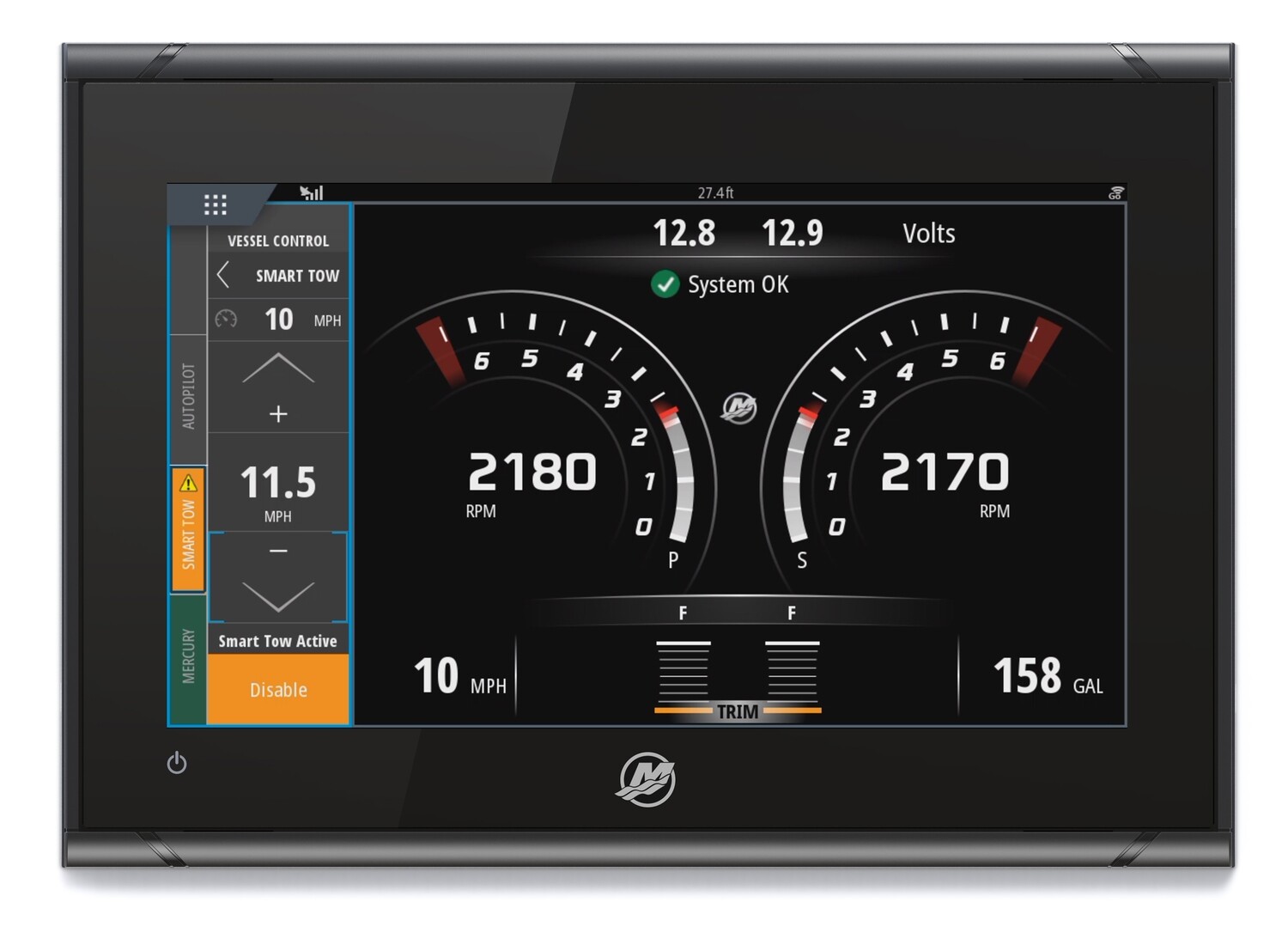 Mercury Marine VesselView 903 (with link gateway)