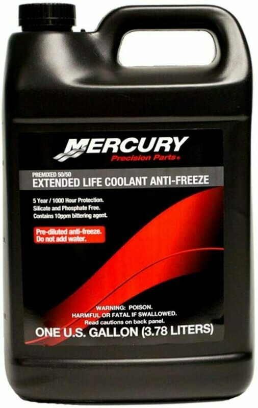 Mercury MerCruiser Antifreeze Coolant 3.78 L Mercury MerCruiser Antifreeze Coolant 3.78 L