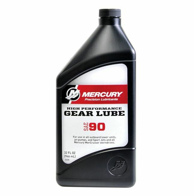 Mercury Gear Lube Capacity Chart