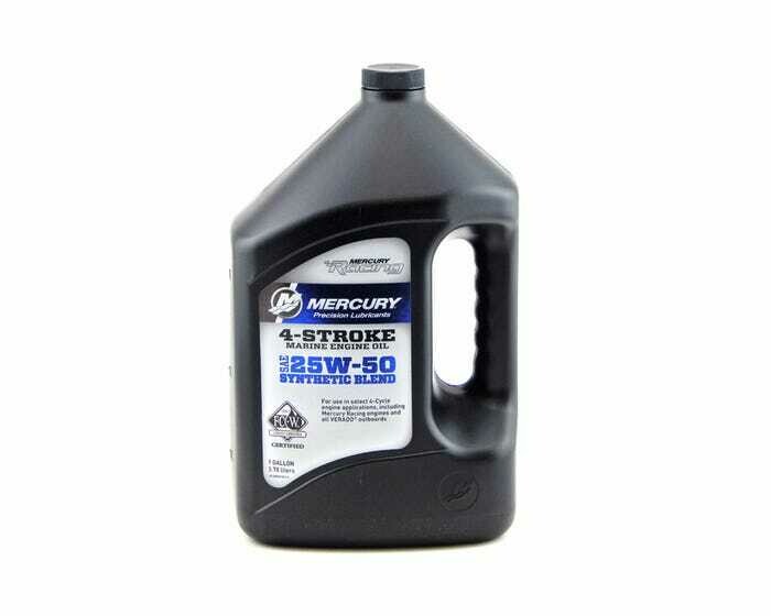 Mercury Synthetic blend racing Verado 25W-50 oil 3.78 L