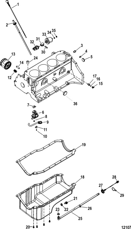 MerCruiser 3L Oil Pan